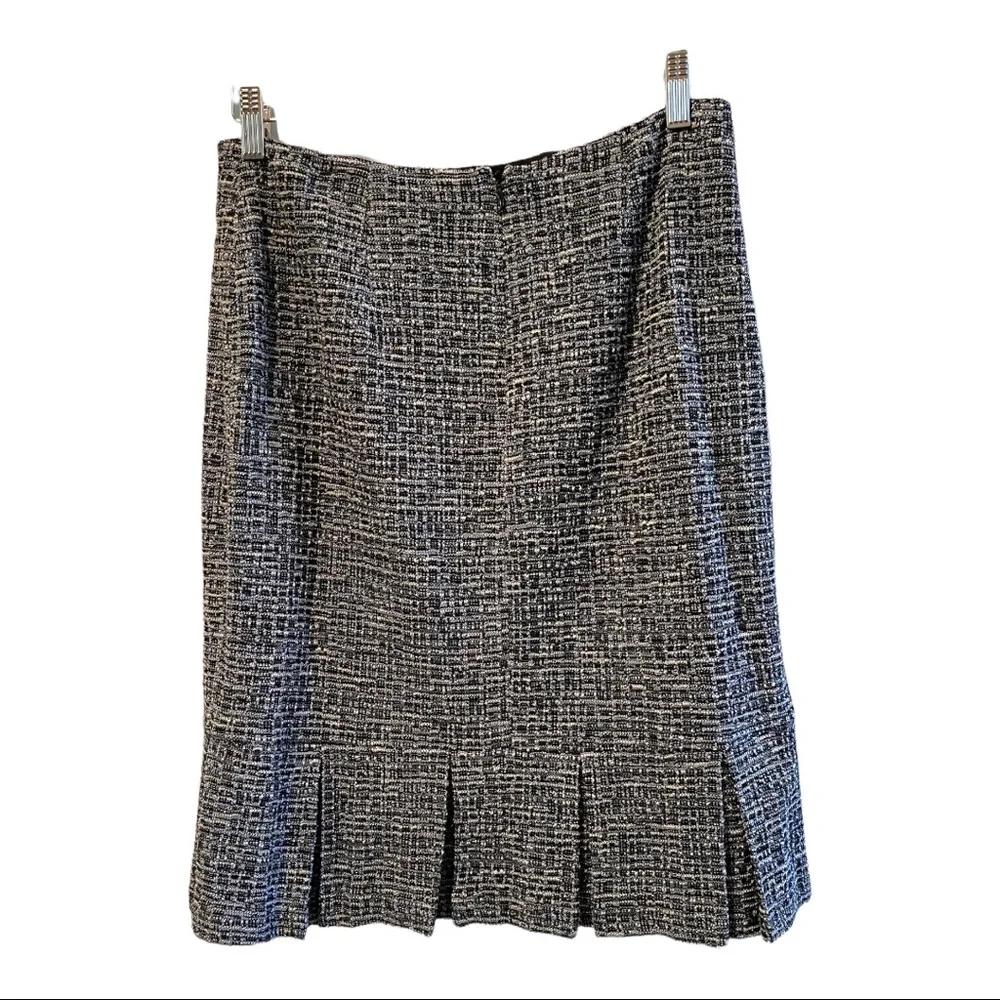 🆕 KAY UNGER New York 2 piece Skirt Suit Size 8 NWT Blue Multi 💙🖤 NWT - Picture 6 of 12